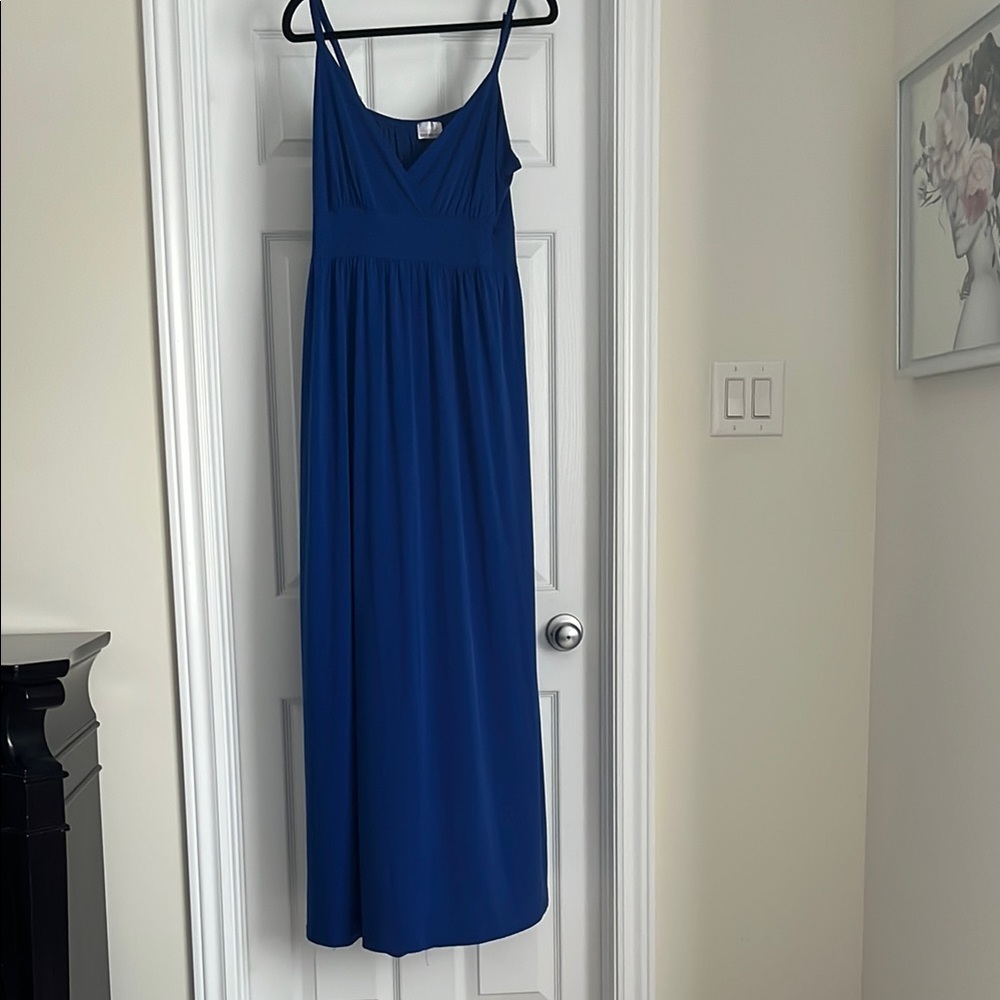SWAK Sabrina Blue Maxi Dress